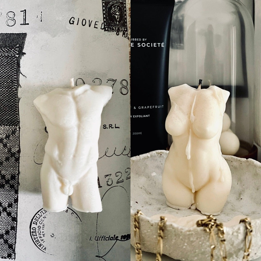 Artesao Curvy Female Torso Candle