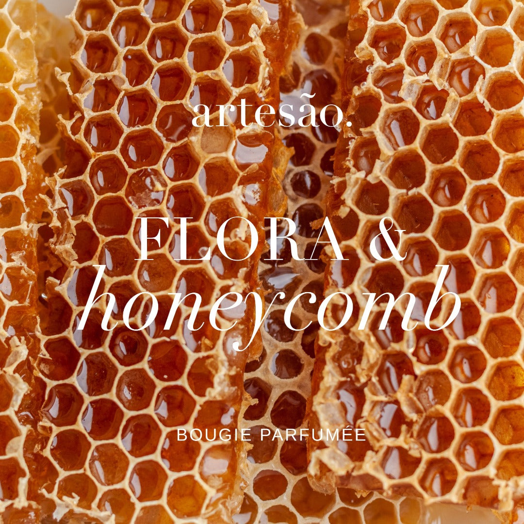 Australian Florals and Honey scented soy candle. Hand poured by Artesao in Sydney Australia. Luxury eco-conscious natural wax candles