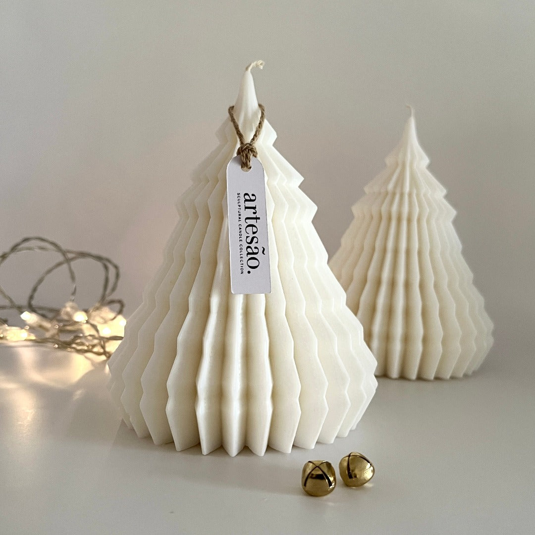 Artesao Christmas Tree Large Sculptural Candle Christmas Tree