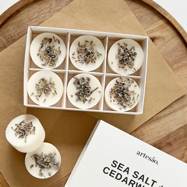 Sea Salt Cedarwood Botanical Soy Melt