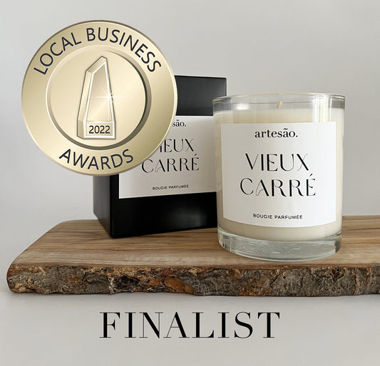 Artesao Candles is a Finalist in the Local Business Awards 2022