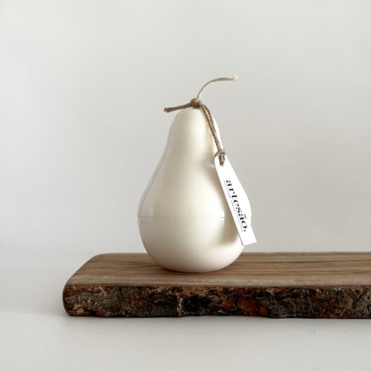 Artesao Sculptural Pear Candle