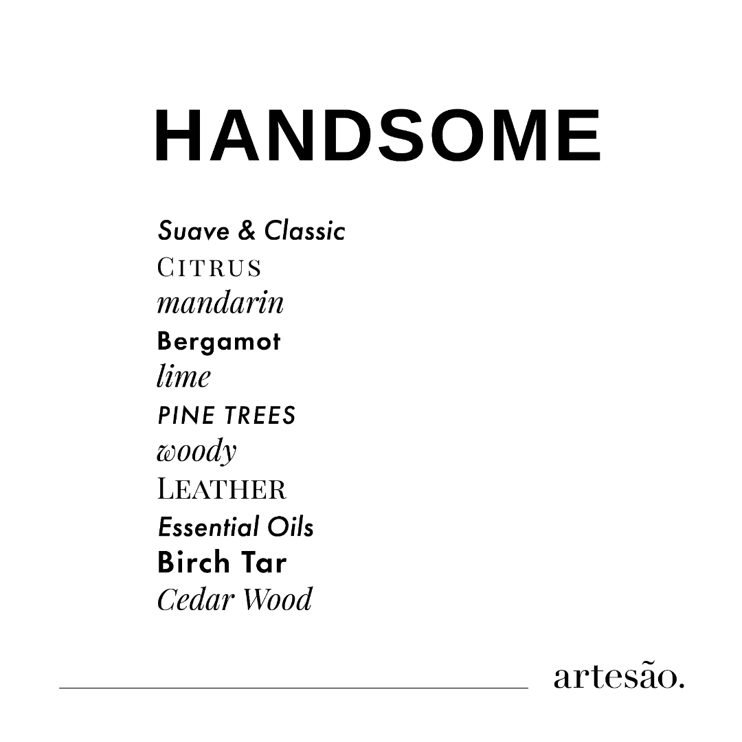 Artesao Handsome Scented Soy Candle