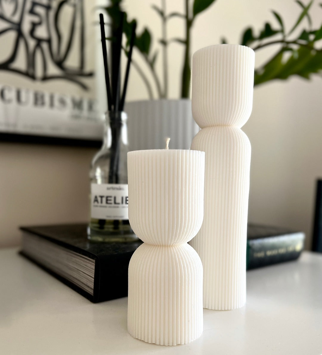 Artesao Astrid and Linnea nordics ribbed candles