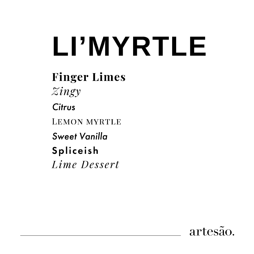 Li'Myrtle Scented Soy Candles | Sweet Lime
