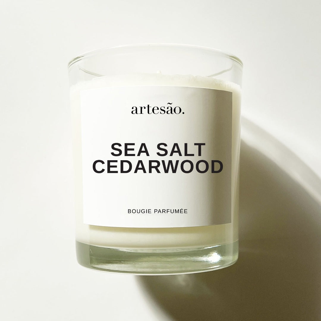 Artesao Sea Salt Cedarwood Candle